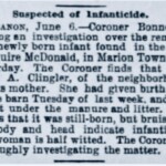 Suspected of Infanticide